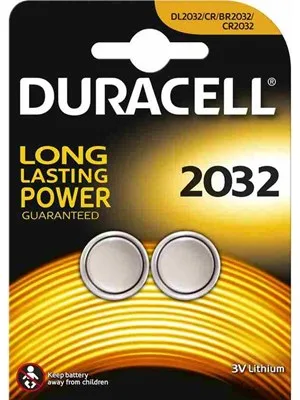 Duracell 2032 3v Lıtyum Pil 2"li