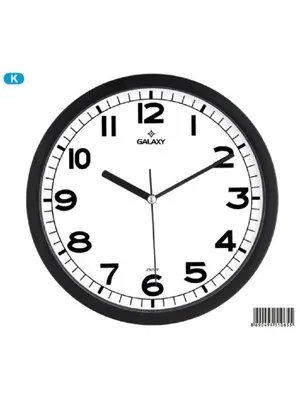 Galaxy 22.5 Cm Duvar Saati Siyah 212-k