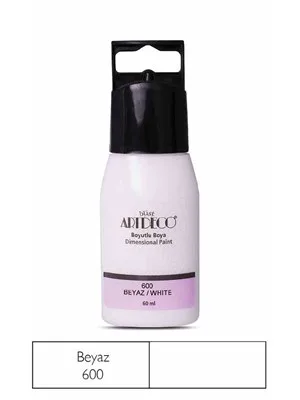 Artdeco 60 Ml Boyutlu Boya Beyaz 600