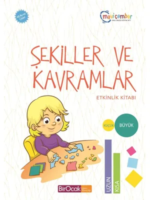 Şekiller ve Kavramlar Etkinlik Kitabı (+36 Ay) - Bir Ocak Eğitim Yayınları