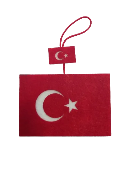 Vatan Keçe Türk Bayrağı Köşeli Vt1062