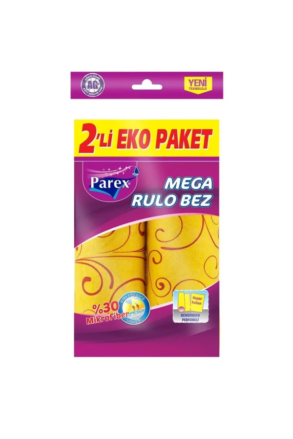 Parex Kullan At Temizlik Bezi 2"li Eko Mega Rulo 2107871