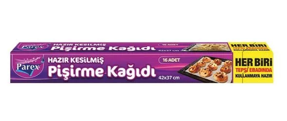 Parex Hazır Kesilmiş Pişirme Kağıdı 16"lı 1909305