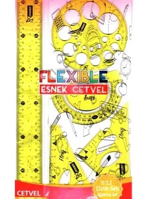 Mikro Flexible 30 Cm Esnek Cetvel Çizim Seti 5'li Fl-05