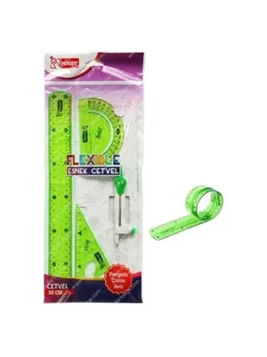 Mikro Flexible 30 Cm Esnek Cetvel Çizim Seti 5'li Fl-05