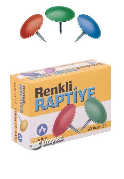 Ark Karışık Renkli Raptiye 3995