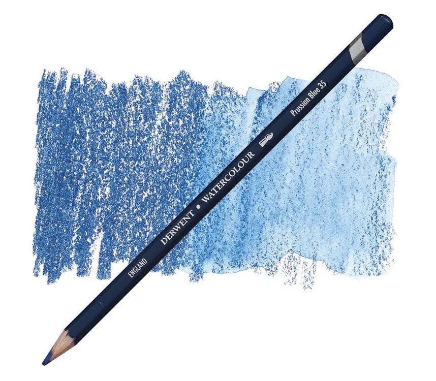 Derwent Kuru-suluboya Kalemi (watercolour) Prussion Blue Dw32835