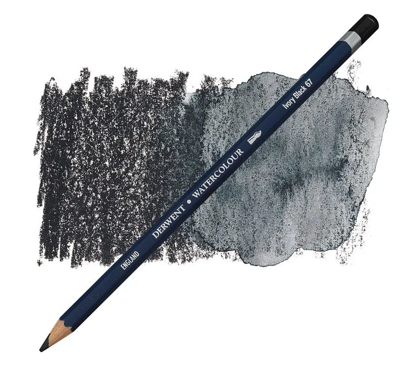 Derwent Kuru-suluboya Kalemi (watercolour) Ivory Black Dw32867