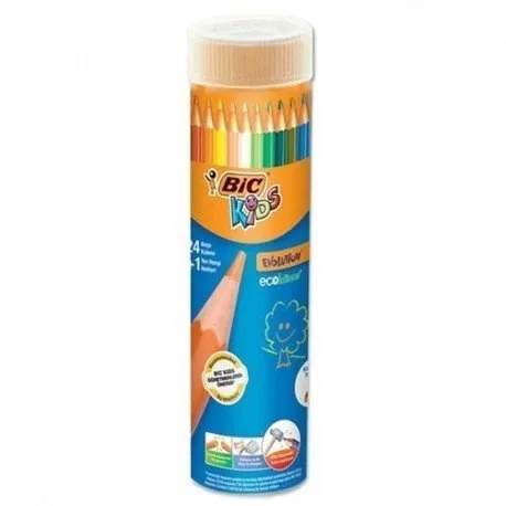 Bic Evolutıon Kuruboya Kalemi Metal Tüp 24+1 Li 958190