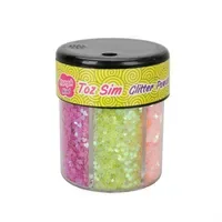 Bubu Toz Sim\ Karışık Pul 6 Renk 80 Gr Pls002