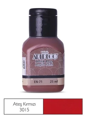Artdeco 25 Ml Akrilik Ahşap Boyası Ateş Kırmızı 70a-3015