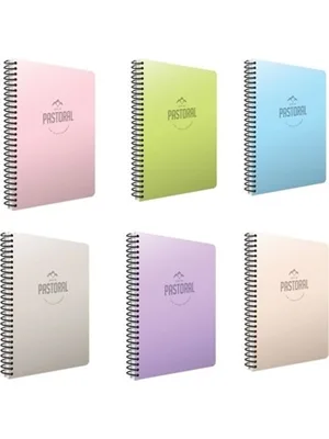 Gıpta Pastoral A4 Pp Kapak Spiralli Defter Kareli 60 Yp 3234