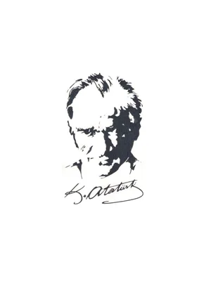Svn Ata Silüet Folyo Sticker Mini No:0