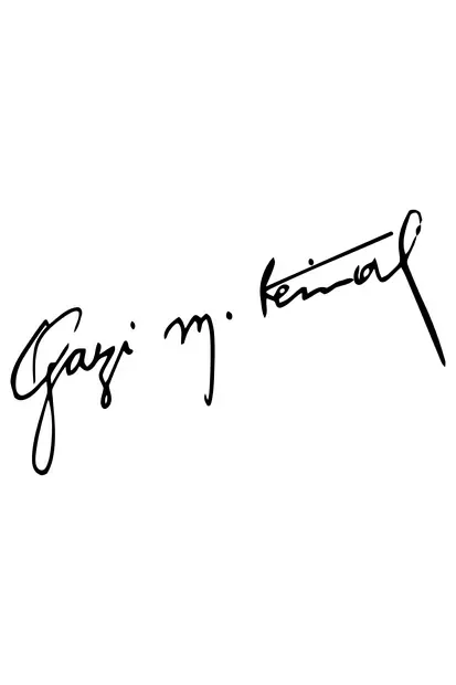 Svn Ata Gazi İmza Folyo Sticker No:1