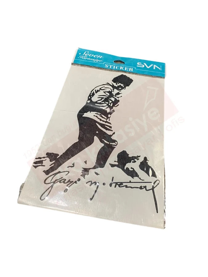 Svn Ata Gazi İmza Folyo Sticker No:2