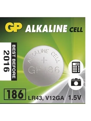 Gp Lr43 186 1,5 Volt Pil 2016