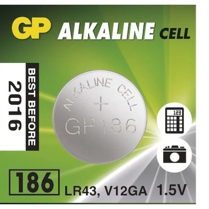 Gp Lr43 186 1,5 Volt Pil 2016