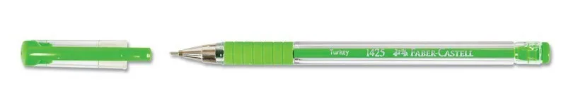 Faber Castell 1425 İğne Uçlu Tükenmez Kalem Açık Yeşil