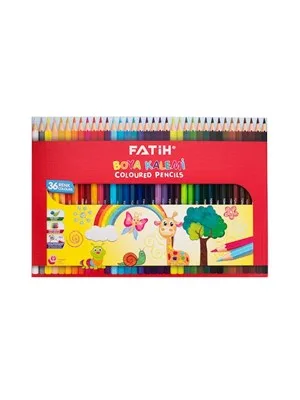 Fatih 36 Renk Tam Boy Kuruboya Kalemi Metal Kutu 33245-33190