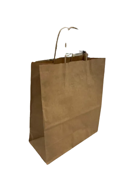 Nedi 25x31 Cm Büküm Saplı Kraft Çanta Naturel 079787