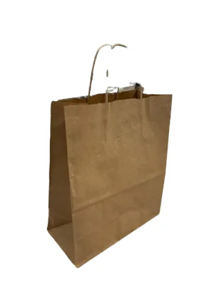 Nedi 25x31 Cm Büküm Saplı Kraft Çanta Naturel 079787