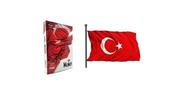 Kale 70x105 Alpaka Türk Bayrağı