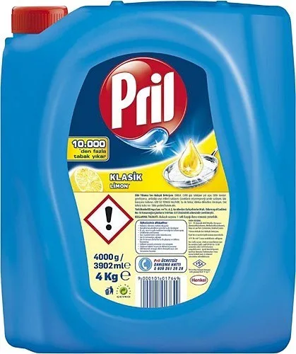 Pril 4 Kg Bulaşık Deterjanı