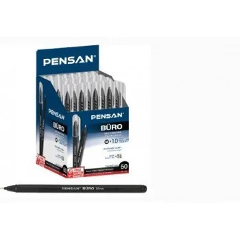 Pensan 2270 1.0 Mm Büro Tükenmez Kalem Siyah