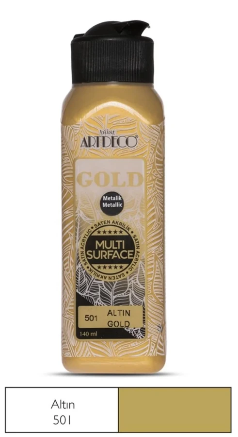 Artdeco 140 Ml Multi Surface Akrilik Boya Altın G71r-501