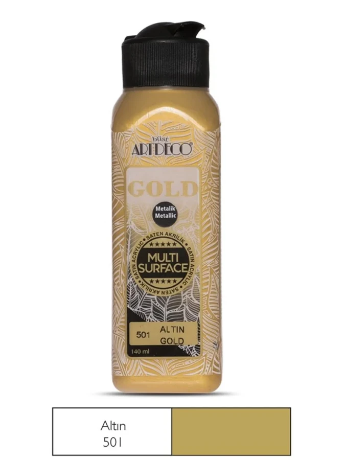 Artdeco 140 Ml Multi Surface Akrilik Boya Altın G71r-501