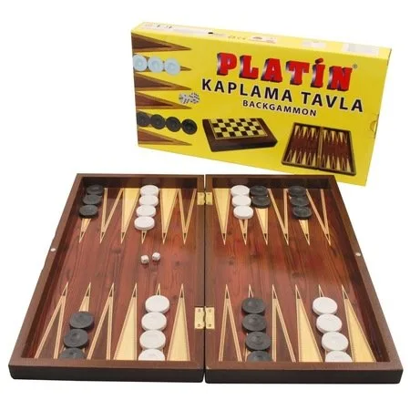 Star Platin Tavla Takımı Büyük 1020371