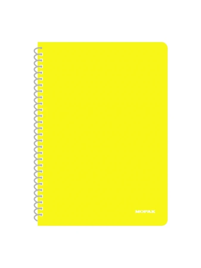 Mopak Neon A4 Pp Kapak Spiralli Defter Kareli 144 Yp 40060060207