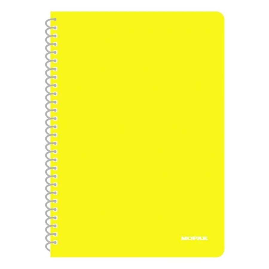 Mopak Neon A4 Pp Kapak Spiralli Defter Çizgili 144 Yp 40060060216