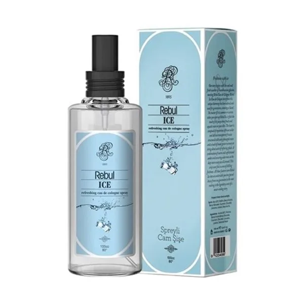 Rebul 100 Ml Kolonya Cam Şişe Sprey Ice