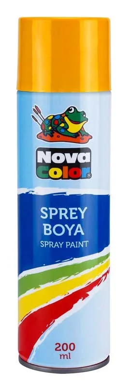 Nova Color 200 Ml Sprey Boya Sarı Nc-800