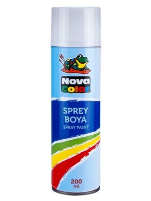 Nova Color 200 Ml Sprey Boya Siyah Nc-805
