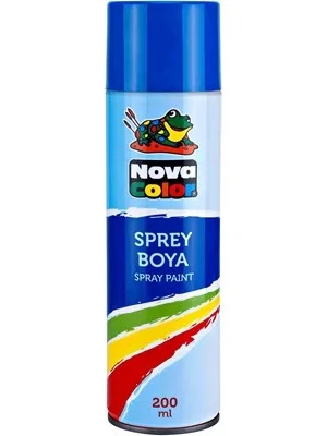 Nova Color 200 Ml Sprey Boya Siyah Nc-805