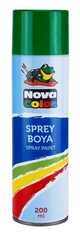 Nova Color 200 Ml Sprey Boya Yeşil Nc-803