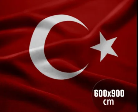 Kale 600x900 Alpaka Türk Bayrağı