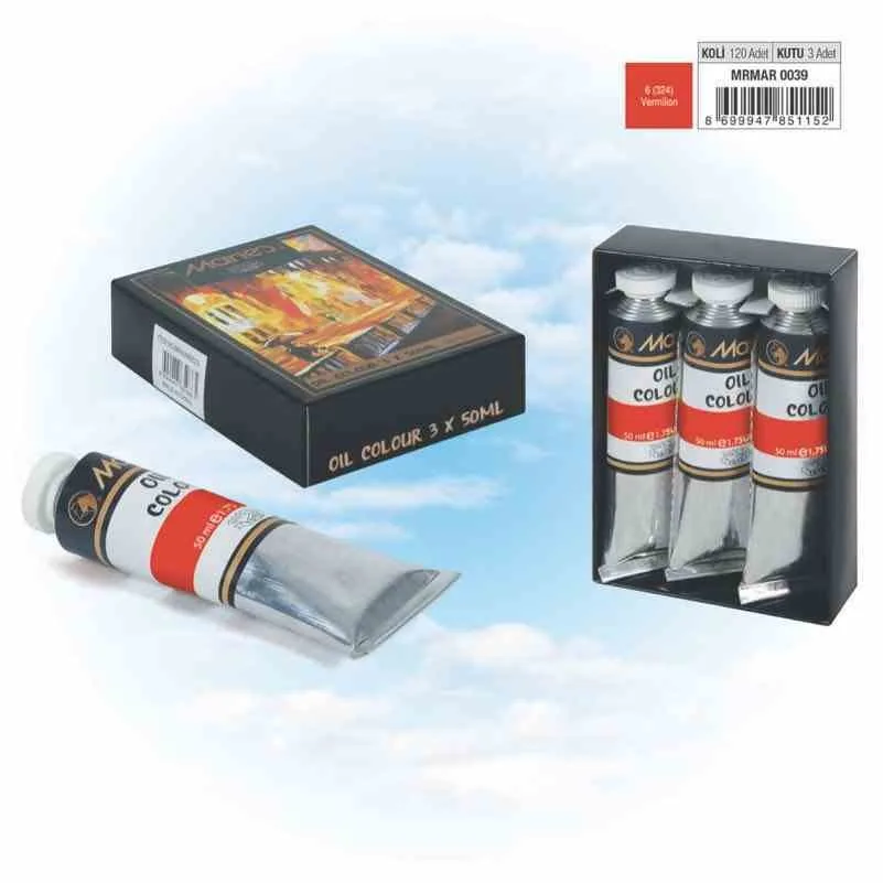 Maries 50 Ml Yağlı Boya Vermılıon 324
