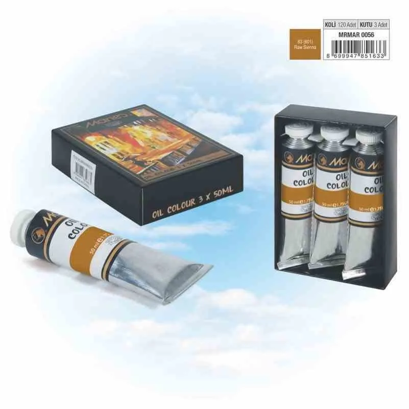 Maries 50 Ml Yağlı Boya Raw Sıenna 601