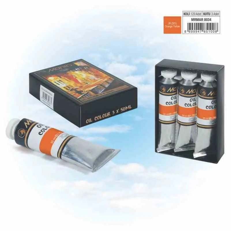 Maries 50 Ml Yağlı Boya Orange Yellow 301
