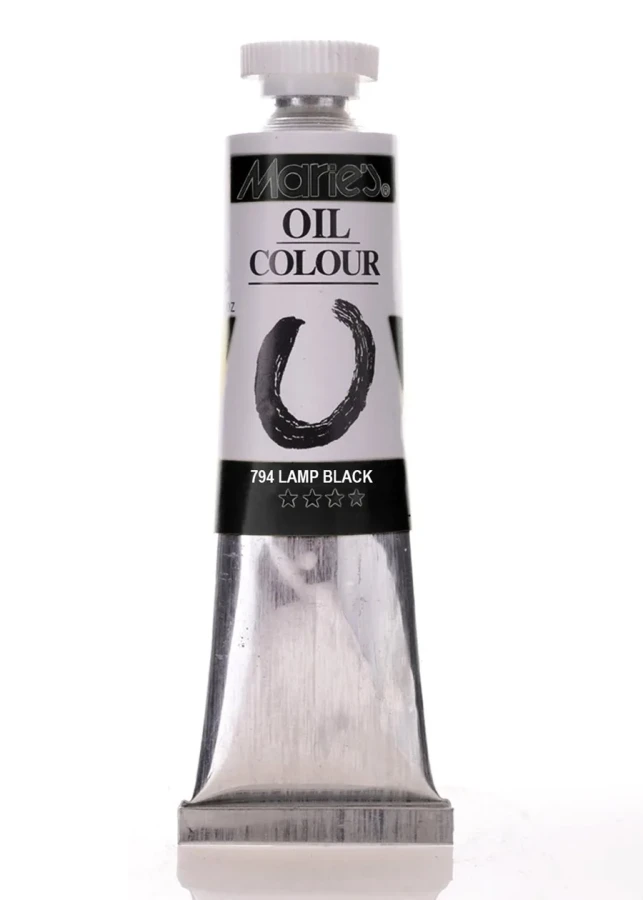 Maries 170 Ml Yağlı Boya Lamp Black 794