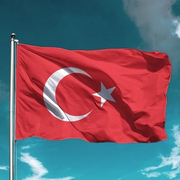 Kale 60x90 Alpaka Türk Bayrağı