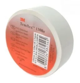 3m Elektrik Bandı 19 Mmx9.15 Metre 1300e Beyaz Bant