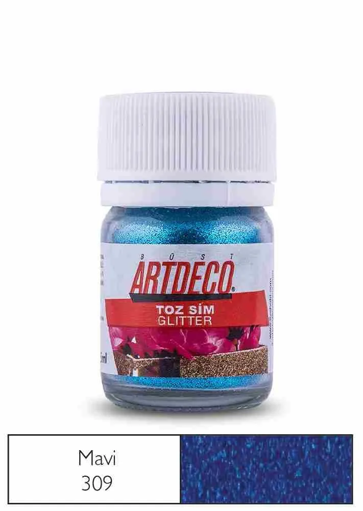 Artdeco 25 Gr Glitter Toz Sim Mavi 309