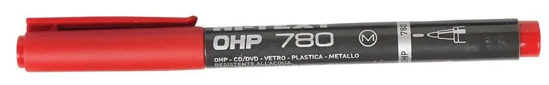 Hi-text Permanent Kalem (m) Kırmızı Ohp780