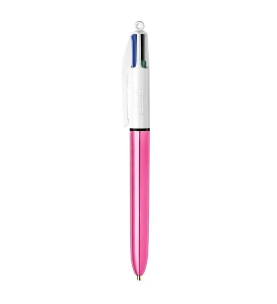 Bic 4 Colours Shine Tükenmez Kalem Pembe 982875