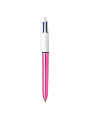 Bic 4 Colours Shine Tükenmez Kalem Pembe 982875