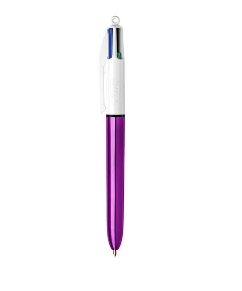 Bic 4 Colours Shine Tükenmez Kalem Mor 982876